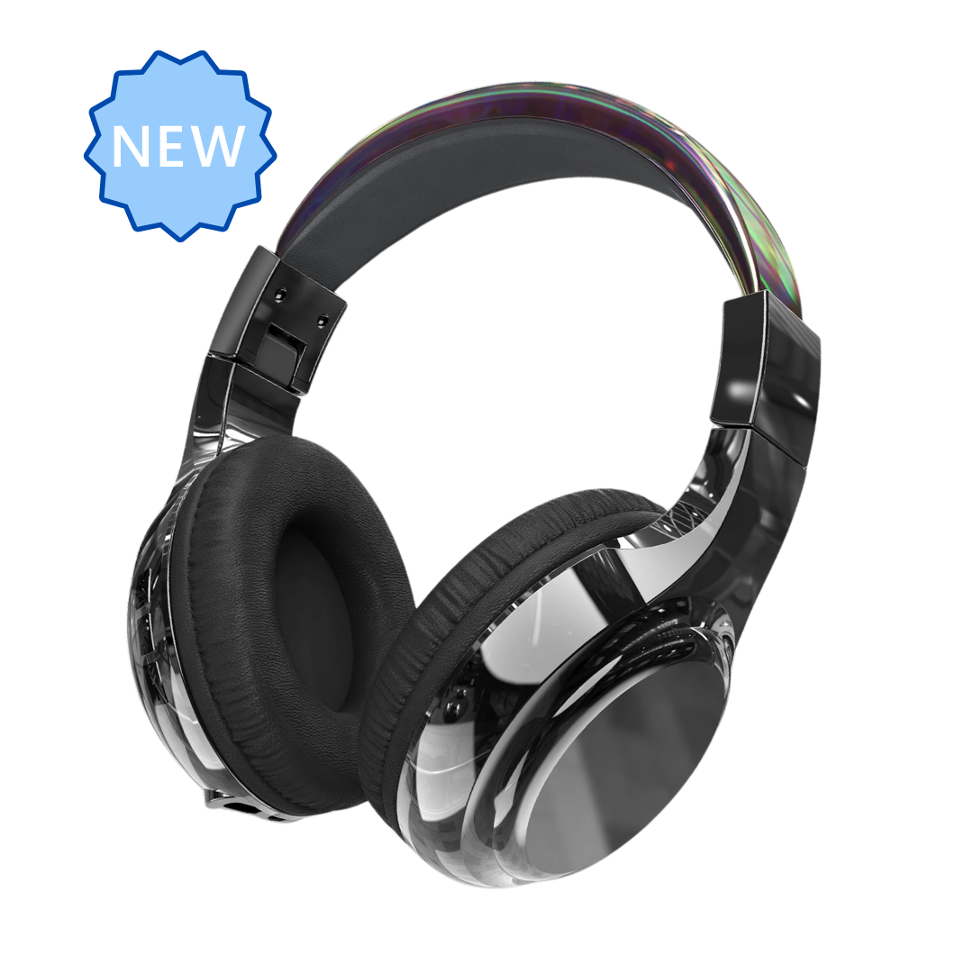 Funky Bluetooth Headphones Black