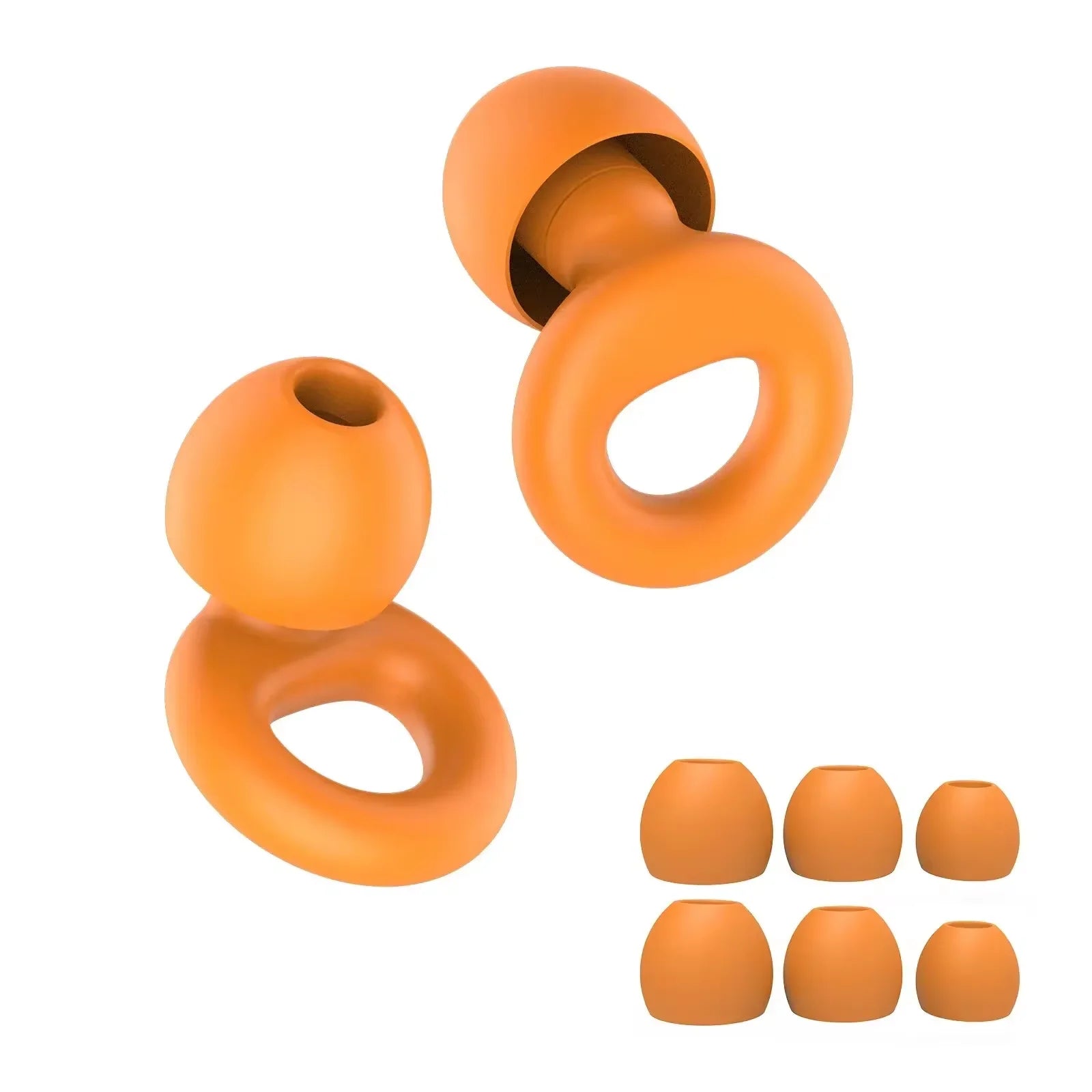 Orange_Silicone_Ear_Buds_-LittleOllyBobs