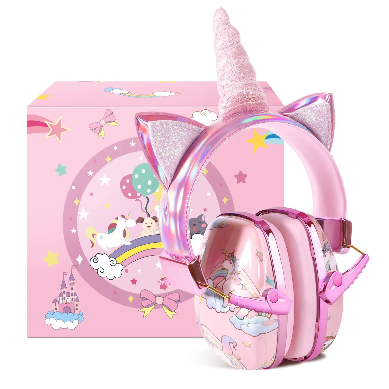 Unicorn Noise Cancelling Headphones-LittleOllyBobs 